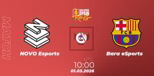 NOVO Esports VS Barça eSports