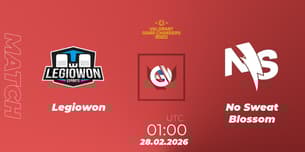 Legiowon VS No Sweat Blossom