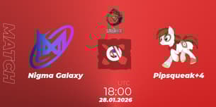 Nigma Galaxy  VS Pipsqueak+4