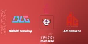 Bilibili Gaming VS All Gamers