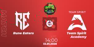 Rune Eaters VS Team Spirit Academy