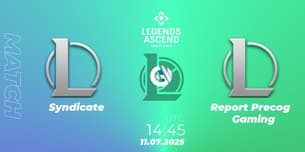 Syndicate VS Report Precog Gaming