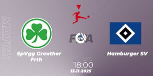 SpVgg Greuther Fürth VS Hamburger SV