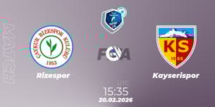 Rizespor VS Kayserispor
