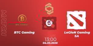 BTC Gaming VS LeGioN Gaming SA