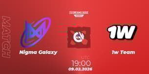Nigma Galaxy  VS 1w Team