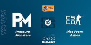 Pressure Monsters VS Rise From Ashes