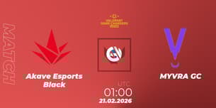 Akave Esports Black VS MYVRA GC Akave Esports Black VS MYVRA GC