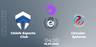 Chiefs Esports Club VS Circular Spheres Chiefs Esports Club VS Circular Spheres