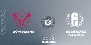 w7m esports VS OS MENINOS DA NOVA