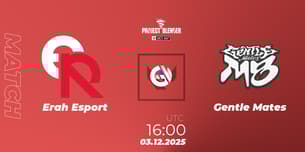 Erah Esport VS Gentle Mates