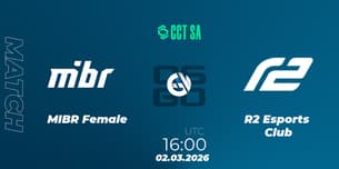 MIBR Female VS R2 Esports Club