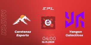 Carstensz Esports VS Yangon Galacticos