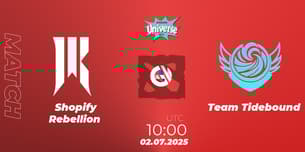 Shopify Rebellion VS Team Tidebound
