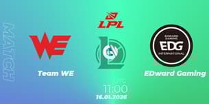 Team WE VS EDward Gaming