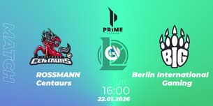 ROSSMANN Centaurs VS Berlin International Gaming ROSSMANN Centaurs VS Berlin International Gaming