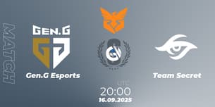 Gen.G Esports VS Team Secret