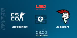 megoshort VS XI Esport