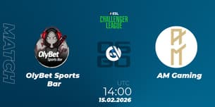 OlyBet Sports Bar VS AM Gaming