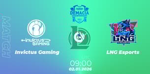 Invictus Gaming VS LNG Esports