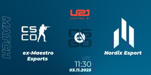 ex-Maestro Esports VS Nordix Esport