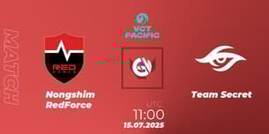 Nongshim RedForce VS Team Secret Nongshim RedForce VS Team Secret