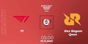 T1 VS Rex Regum Qeon T1 VS Rex Regum Qeon