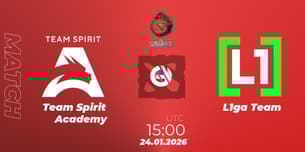 Team Spirit Academy VS L1ga Team Team Spirit Academy VS L1ga Team