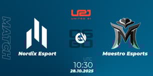 Nordix Esport VS Maestro Esports Nordix Esport VS Maestro Esports