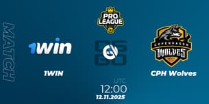 1WIN VS CPH Wolves