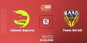 Gamax Esports VS Team RA'AD