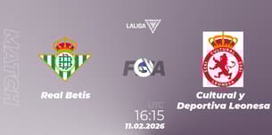Real Betis VS Cultural y Deportiva Leonesa