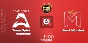 Team Spirit Academy VS Most Wanted