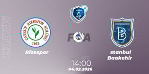 Rizespor VS İstanbul Başakşehir