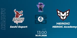 Sashi Esport VS HEROIC Academy
