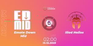 Emote Down Mid VS Iliad Helios