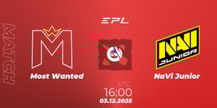 Most Wanted VS NaVi Junior
