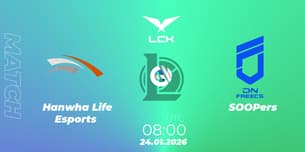 Hanwha Life Esports VS SOOPers