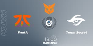 Fnatic VS Team Secret