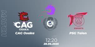 CAG Osaka VS PSG Talon