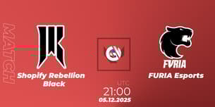 Shopify Rebellion Black VS FURIA Esports