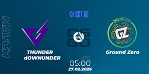 THUNDER dOWNUNDER VS Ground Zero