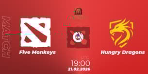 Five Monkeys VS Hungry Dragons