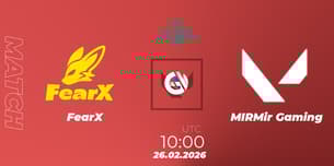 FearX VS MIR Gaming