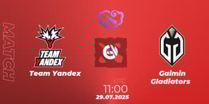 Team Yandex VS Gaimin Gladiators Team Yandex VS Gaimin Gladiators