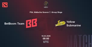 BetBoom Team VS Yellow Submarine