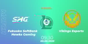 Fukuoka SoftBank Hawks Gaming VS Vikings Esports
