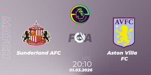 Sunderland AFC VS Aston Villa FC