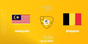 Malaysia VS Belgium