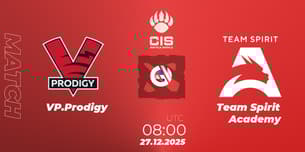 VP.Prodigy VS Team Spirit Academy